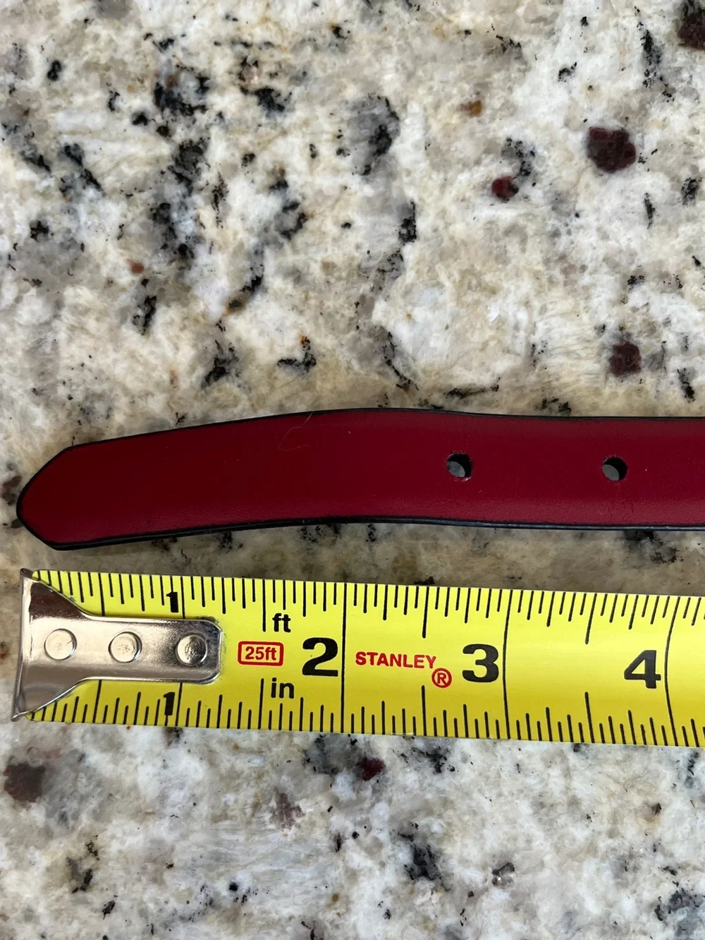 Brighton Reversible Black and Red Leather Belt